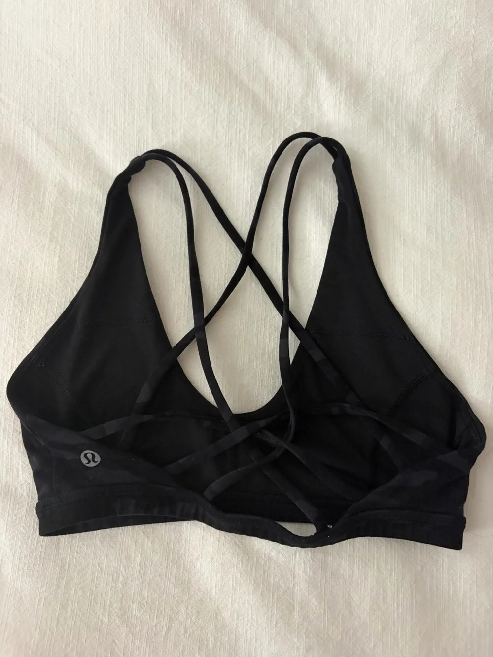 lululemon athletica Black Camo Scoop Sports Bra